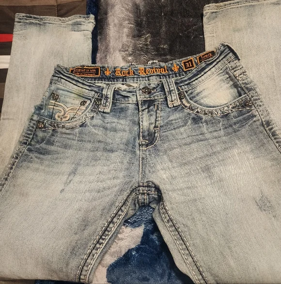 Mens, Rock Revival Jeans - Picture 2 of 5